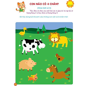 Sách Giúp bé phát triển tiềm năng toán học: 4 tuổi