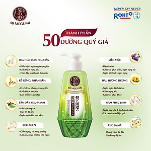 Dầu xả ngăn rụng tóc, dưỡng tóc 50 Megumi Hair Fall Control Conditioner