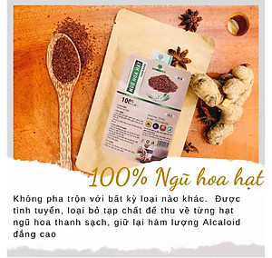 Ngũ hoa hạt thiên nhiên MẸ KEN 100G - ngũ hoa đắp mặt, mặt nạ ngũ hoa hạt, hạt đình lịch