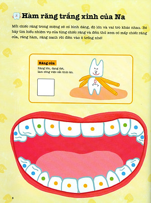 Sách Chơi mà học 3+ - Phòng khám răng chẳng đáng sợ tẹo nào!