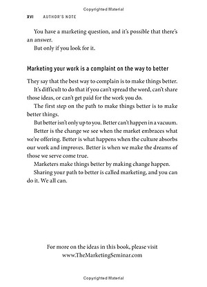 Sách This Is Marketing : You Can't Be Seen Until You Learn to See