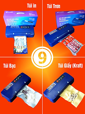 Máy Hút Chân Không Thực Phẩm TT68 Không Kén Túi, Ép Chân Không Khô và Ướt, Hàng Chính Hãng