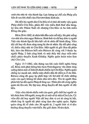 Sách Lịch Sử Nhà Tù Côn Đảo