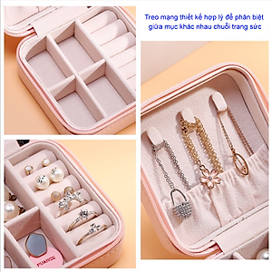 Hộp Đựng Trang Sức Bằng Da PU Sang Trọng - HENRYSA