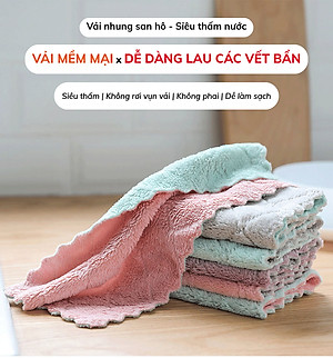 combo 10 Khăn lau nhà bếp đa năng
