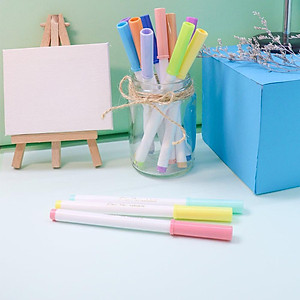 Hộp 20 Bút Lông Màu Pastel Rửa Được Washable Fiber Pen - Colokit SWM-C008