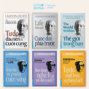 Sách - Combo J. Krishnamurti (6 quyển) - First News