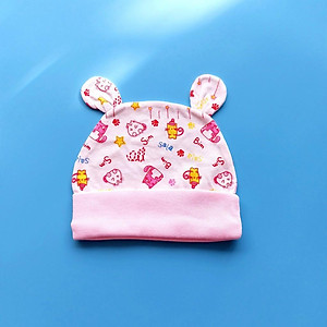 Nón/Mũ Sơ Sinh Họa Tiết Xinh Xắn Cho Em Bé - BB83