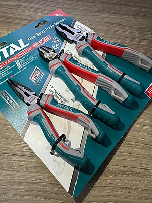 BỘ 3 CÂY KÌM ĐIỆN CAO CẤP TOTAL THT2K0301S - HÀNG CHÍNH HÃNG