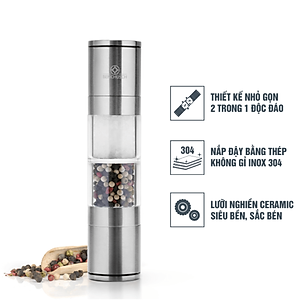 Dụng Cụ Xay Tiêu và Muối 2 trong 1 Benchusch