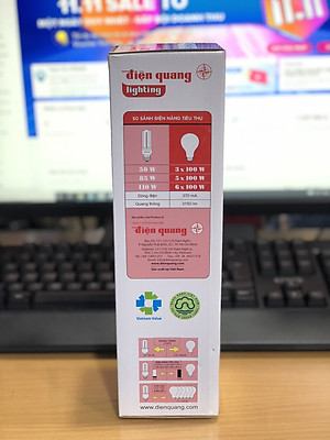 Đèn Compact Điện Quang ĐQ-CFL-4U-F14-50W-DL-E27