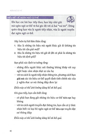 Sách Ngôn Ngữ Cơ Thể - 7 Bài Học Đơn Giản Để Làm Chủ Ngôn Ngữ Không Lời (Tái Bản)