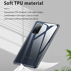 Ốp lưng silicon dẻo trong suốt mỏng 0.6mm cho Samsung Galaxy S20 FE hiệu Ultra Thin độ trong tuyệt đối, chống trầy xước - Hàng nhập khẩu