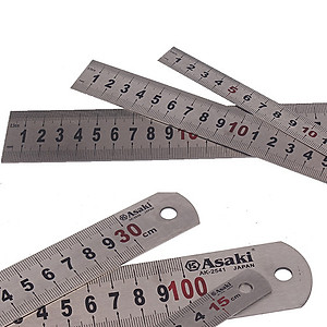 Thước lá inox asaki ak-2541