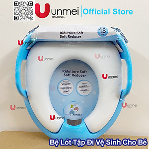 Bệ Thu Nhỏ Bồn Cầu, Bệ Tập Ngồi Toilet Cho Bé Đi Vệ Sinh Có Đệm Lót Chống Lạnh Mông Cho Trẻ Từ 2-6 Tuổi Tập Đi Vệ Sinh Tự Lập Có Tay Cầm Chống Lật