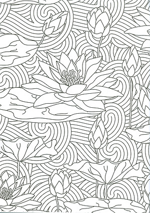Flowers - Adults Colouring Book (Sách Tô Màu Dành Cho Người Lớn: Những Bông Hoa)