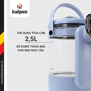 Bình Thủy Điện-Bình Đun Nước Cao Cấp 1350W-2.5L Model KK99 Hàng Chính Hãng KALPEN-GIA DỤNG ĐỨC Bảo Hành 2 Năm
