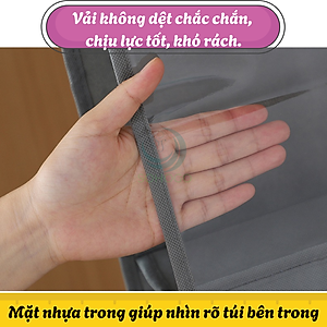 Túi treo bảo quản túi xách đa năng 6 ngăn- Kệ vải treo túi xách thông minh- Tổ chức túi xách treo tủ tiết kiệm không gian- Túi đựng túi xách treo tủ có móc- Giá treo túi xách ngăn cách chống bụi