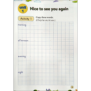 Sách Luyện Viết Tiếng Anh Lớp 4 (Tập 1) (Tái Bản)