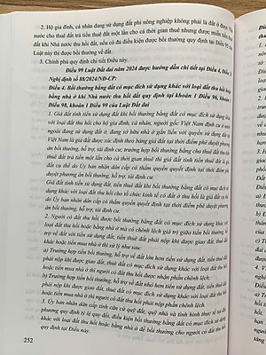 Chỉ dẫn áp dụng Luật Đất đai năm 2024