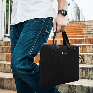 Túi xách chính hãng TOMTOC (USA) Slim Handbag - A21-C01 cho Macbook Pro/Air 13-14 inch/ Ultrabook 13 inch