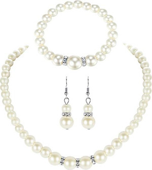 BỘ TRANG SỨC NGỌC TRAI QUÝ PHÁI