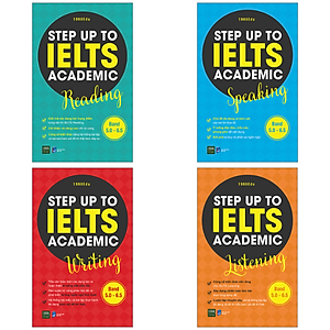 COMBO STEP UP TO IELTS ACADEMIC SPEAKING + LISTENING + READING + WRITING