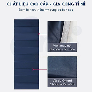 Đệm ngủ trưa văn phòng gấp gọn EMA loại cao cấp dày 1cm - tặng kèm túi đựng