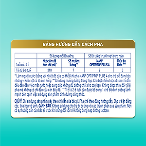 Bộ 3 lon Sữa bột NAN OPTIPRO PLUS 4 Nestle Bé 2-6 tuổi 800g/lon giúp tiêu hóa tốt (Bé 2-6 tuổi) - Tặng Nồi đa năng Gaabor