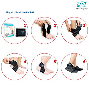 Băng cổ chân có dán United Medicare (D01)