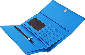 Ví Nữ Huy Hoàng HT3163 (9.5 x 19 cm) - Xanh Biển