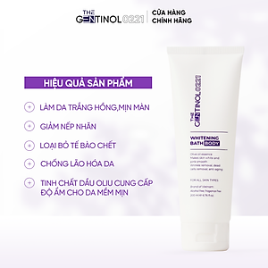 Kem ủ trắng da, tẩy tế bào chết  body The Gentinol 0221 200ml