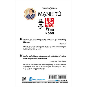 Sách Mạnh Tử - Tinh Hoa Trí Tuệ Qua Danh Ngôn (Tái Bản)