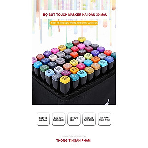 Bộ Bút 30 Màu Touch Chuyên Nghiệp - Hàng chính hãng 