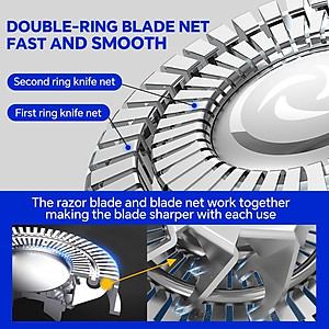 Máy cạo râu điện đa chức năng York Seiko 9 Lưỡi, Dùng Cho Người Đầu Hói - Hàng GIA DỤNG VIP