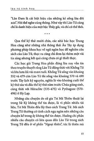 Sách Lão Tử Tinh Hoa (Ts Thu Giang)(Tái Bản)