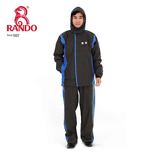 Áo Mưa Bộ Vải Dù Thời Trang Cao Cấp, GIÁ SỈ, RANDO Chính Hãng, Áo 2 Lớp Phản Quang, Không Thấm Nước Cho NAM NỮ Đi Phượt