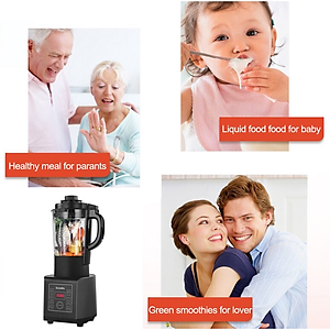 Máy làm sữa hạt (đậu nành, đậu xanh, hạnh nhân, gạo lức…) đa năng nhãn hiệu Biolomix H5300 có  8 chức năng nấu đa dạng - HÀNG NHẬP KHẨU