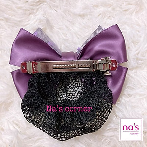 Kẹp lưới bới tóc búi tóc hoạ tiết cao cấp (30)