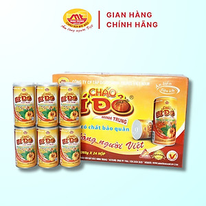 Cháo bí đỏ Minh Trung 365g - Cháo Bí Đỏ 24 (thùng 24 lon)