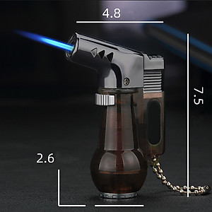 Vỏ Hột Quẹt Bật Lửa Hộp Quẹt Khò Gas 1 Tia Kiêm Móc Khóa Tiện Lợi HB802 Thiết Kế Đẹp Độc Lạ - Giao Màu Ngẫu Nhiên