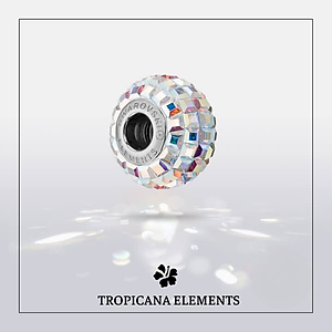 Lắc Tay Tropicana Phối Charm Swarovski Pha Lê Trăng Sao Ngũ Sắc