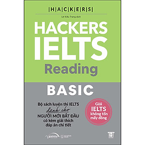 Combo 4 Cuốn: Bộ Hackers IELTS Basic