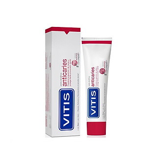 Kem Đánh Răng Vitis Anticaries 100ml – Bảo Vệ Men Răng, Ngừa Sâu Răng - Nhập Khẩu Tây Ban Nha