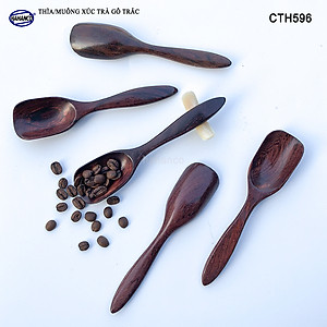 Muỗng Thìa Xúc Trà Gỗ Trắc Cao Cấp Dụng Cụ Trang Trí - CTH596