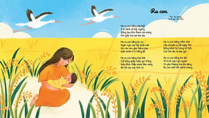 Cuốn Dành Tặng Riêng Con bìa cứng - Sách thơ Thai Giáo cho mẹ bầu Hạnh phúc