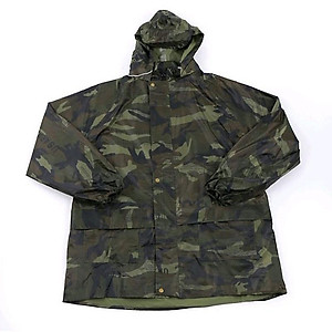 Bộ quần áo đi mưa hoạ tiết rằn ri, chất liệu vải dù siêu bền - Hàng chính hãng