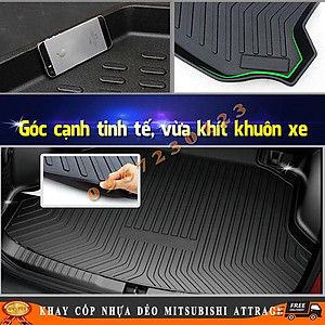 Lót Cốp Nhựa Xe Mitsubishi Attrage 2016-2021 Nhựa TPO Cao Cấp Không Mùi