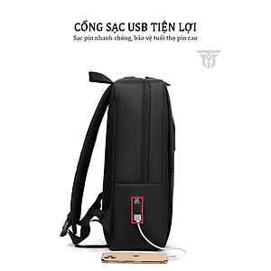 Balo Nam Đa Chức Năng Teement, Đựng Vừa Laptop 15.6 Inch Siêu Nhẹ, Chống Xước , Chống Nước Hiệu Quả - Hàng Chính Hãng