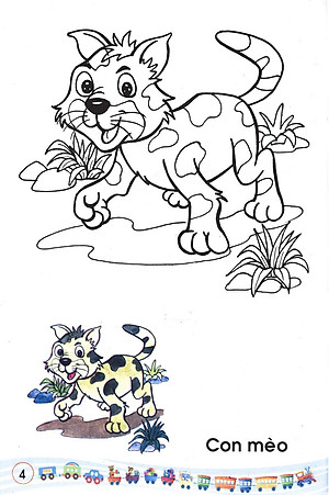 Sách Bé Tập Tô Màu: Các Loại Thú (Tập 1)